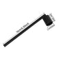 Bell-Shaped Metal Candle Snuffer — Gold Black Silver, 18 cm (7.1 in) Handle Vintage Candle Extinguisher for Home & Spa