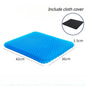 Double-Thick Gel Seat Cushion – Honeycomb Cooling Pressure Relief Pad for Office Chair, Car Seat & Wheelchair (Breathable, Non-Slip, Washable)