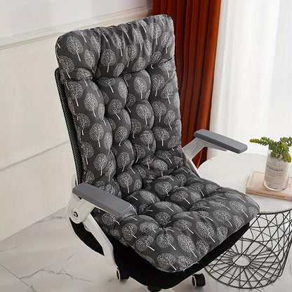 Ergonomic Memory Support Seat Cushion with Integrated Backrest and Lumbar Support for Office, Home & Car