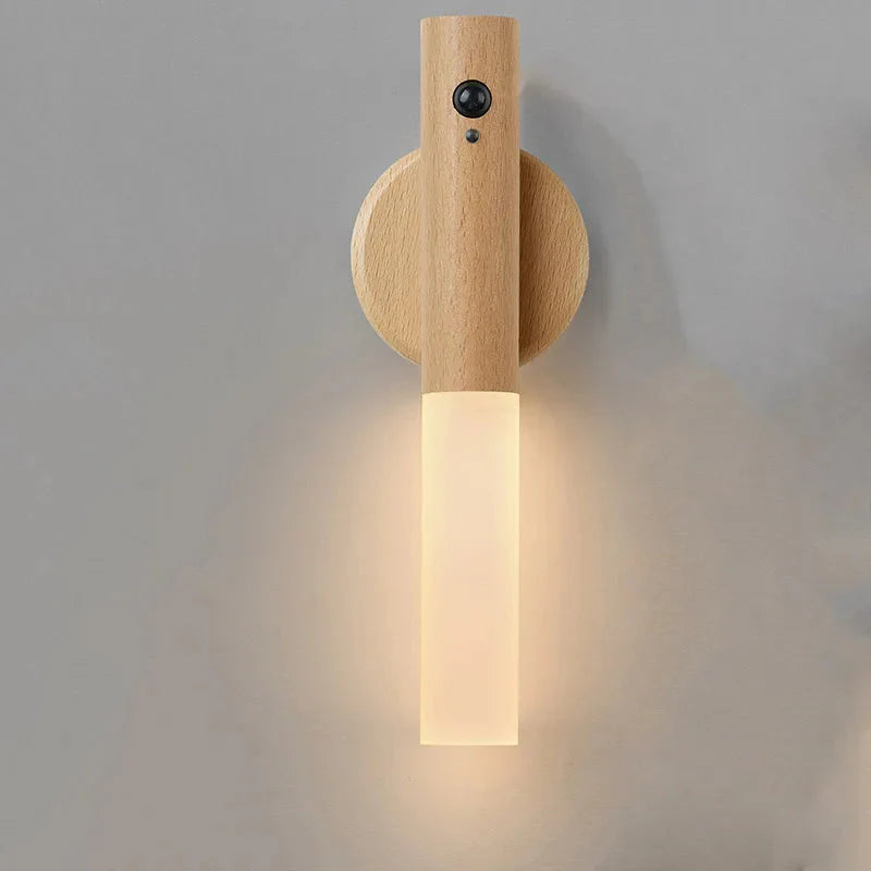 Smart Motion Sensor Night Light – Rechargeable LED Wall Lamp