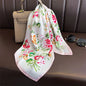 Luxury Satin Silk Square Scarf – Shawl, Hijab & Fashion Wrap 2023