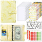 A6 Budget Binder Wallet Organizer — 12 Cash Envelopes, 12 Budget Sheets & 5 Label Stickers (7.84 x 5.2 in / 199 x 132 mm)