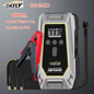4000A/7000A Portable 12V Car Jump Starter with Air Compressor, LCD Screen Booster Charger & Power Bank