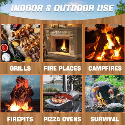 20/40/60pcs Natural Fire Starter, Wax Wood Stick, Suitable for