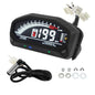 Motorcycle New Adjustable Speedometer 12000 RPM Display Motor Odemeter Tachometer Fuel Level Gauge Dashboard for 1 2 4 Cylinder