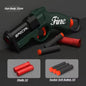 Mini Shell-Throwing Foam Dart Blaster Pistol - Soft Bullet Launcher for Kids Outdoor Play