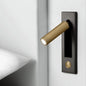 Led Wall Light Night Reading Book Lamp Bed Headboard Lights For Hotel Artistic  Bedside Lamp Push Switch Cree Chip 220V