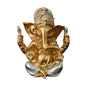 1 Exquisite Indian Ganesha Golden Statue Ornament, a Good Item for Blessing and Good Fortune in the Home, Indian Art Style Decoration