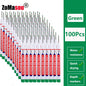 20mm Long-Head Deep Hole Marker Pens - Waterproof Fast-Dry Oil Markers for Wood, Metal & Glass (Red/Black/Blue/Green)