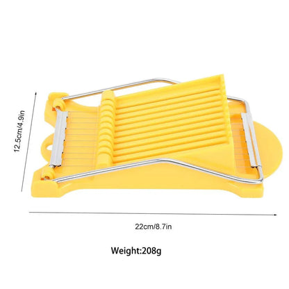 Stainless Steel Luncheon Meat & Egg Cutter — Multi-Function Banana, Cheese & Strawberry Slicer Kitchen Tool