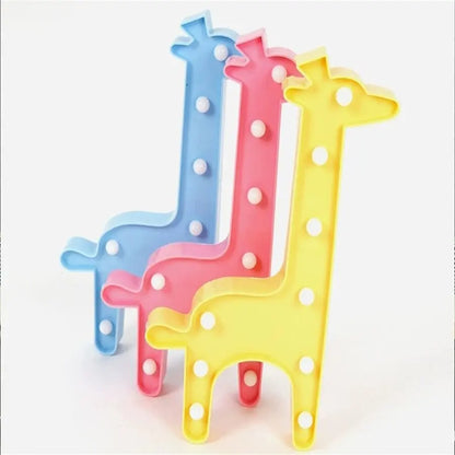 1PC Creative LED Shaped Lamp Indoor Battery Powered Wall Light,Decoration Night Light For Bedroom Table Beach Party&Photography