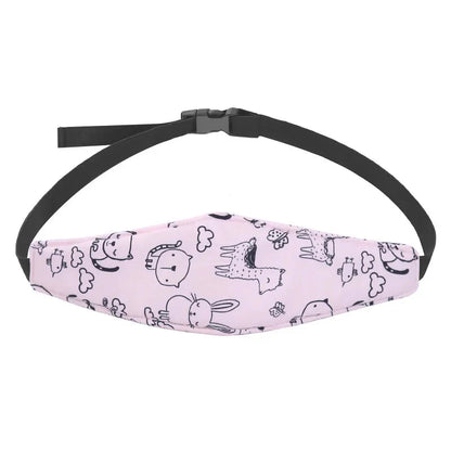 Infant Carseat Head Support Pillow with Adjustable Straps for Babies
