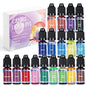 Candle Dye Liquid Colorant Kit – Pigment Set for DIY Candles & Soap, Compatible with Soy Beeswax Gel Paraffin (10ml / 5ml Bottles)