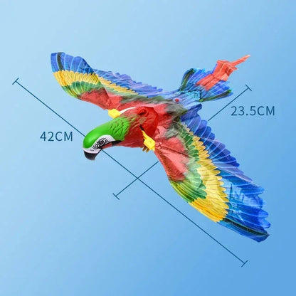 Interactive Flying Bird Cat Toy: Electric Hanging Eagle Teaser with Scratch Rope