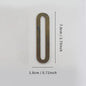 Bronze Self Adhesive House Number Metal English Alphabet Letters for Apartment Room Door Plate Table Mailbox Number Stickers 7cm
