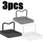 1-3 Pack Foldable Spatula & Pot Lid Holder - Multifunctional Upright Kitchen Draining Rack Wave Anti-Slip Organizer