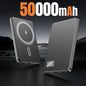 Magnetic Wireless Power Bank 10,000 / 20,000 / 50,000mAh — PD 25W Fast Charge, 2x USB & Wireless Qi, Digital Display, LED Light