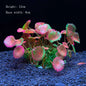 Artificial Aquarium Plants – Plastic Underwater Green Shrubs with Resin Base, Fish Tank Decoration