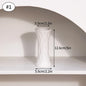 Ceramic Decorative Vase for Dried Flowers & Hydroponic Plants, Modern Table Ornament for Living Room Bedroom Office