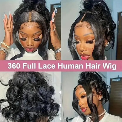 Rosslyn Body Wave Human Hair Wig, 13x6, 13x4, or 360 Lace