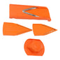 V-Blade Mandoline Vegetable Cutter – Manual Kitchen Slicer with Hand Guard & 3 Stainless Steel Blades