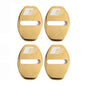 4-Pack Car Door Lock Cover Caps for S-Line A3 A4 A5 A6 A7 Q2 Q3 Q5 Q5L Q7 TT RS Series Alloy Door Lock Protectors (4pcs)