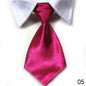 Pet Bow Tie Collar Tuxedo - Formal Necktie for Dogs & Cats, Small & Medium (32cm/12.6in, 40cm/15.75in) - 12 Colors