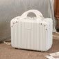 14-Inch Mini Travel Makeup Case — Hard Shell Cosmetic Organizer with Password Lock