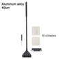 Aquarium Algae Scraper – Aluminum & Stainless Steel Fish Tank Cleaner with Replaceable Blades, 35–110 cm (13.8–43.3 in)