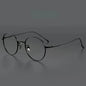 FIRADA Vintage Round Eyeglasses – Titanium Luxury Frame for Men & Women