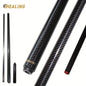 Carbon Fiber Pool Cue with Extension — Customizable Tip 9.5–13.9mm, Multiple Joints & Weights, 58.1in (147.7cm) 1/2 Joint Billiard Cue