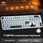 Mechanical Gaming Keyboard — Tri-Mode Bluetooth/2.4G/Wired, Hot-Swappable 108-Key, RGB, 1.14" (29 mm) TFT Smart Display, Multi-Function Knob, 8000mAh Battery, PBT Keycaps