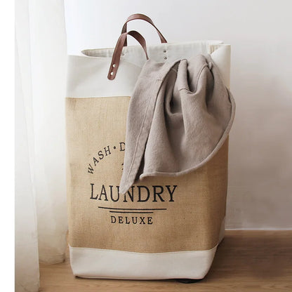 Eco-Friendly Foldable Laundry Basket – Large & Portable