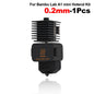 3D Printer Hotend Kit with 0.2, 0.4, 0.6, 0.8mm Nozzles and Silicone Brush — Assembly Replacement Parts