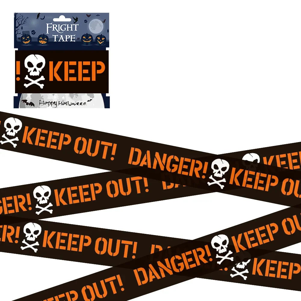 Halloween Caution Tape Warning Decoration