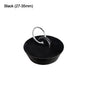 Universal Rubber Sink & Bathtub Drain Stopper Plug — Leakproof Floor Drain Strainer, White
