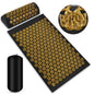 Shiatsu Acupressure Mat & Neck Pillow - Spike Massage Pad for Back, Neck & Feet | Yoga Pilates Relaxation