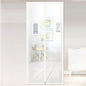 Cat-Resistant Zipper Door Screen - Nano Mesh Pet Door Curtain, Anti-Mosquito & Scratch-Proof, Up/Left Opening