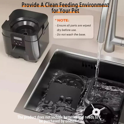 2L (2000g) Automatic Pet Feeder — Smart Programmable Food Dispenser for Cats & Dogs with Portion Control & Voice Recording