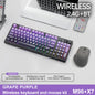 96-Key Wireless Mini Keyboard with Smart Screen - Bluetooth & 2.4GHz Dual-Mode, Multi-Device Linking, Ergonomic RGB Backlit