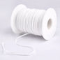 Pre-Waxed Pure Cotton Candle Wicks — 50/100 Pack, Smokeless DIY Candle Wicks, Multiple Lengths 2.6–20 cm (1.0–7.9 in)