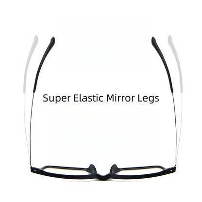 FIRADA Retro Titanium Square Glasses – Comfortable Men’s Eyewear