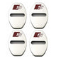 4-Pack Car Door Lock Cover Caps for S-Line A3 A4 A5 A6 A7 Q2 Q3 Q5 Q5L Q7 TT RS Series Alloy Door Lock Protectors (4pcs)