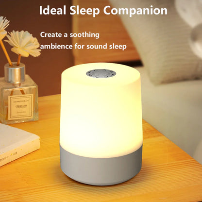 LED Touch Night Light USB Rechargeable 3-Color Dimmable Table Lamp with Remote – Bedside Bedroom Decor