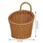 Wall-mounted Vegetable Basket Fruit and Sundry Basket Weave Storage Basket Kitchen Storage Home Decoration