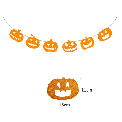 Halloween Paper Hanging Banner - 32 Pattern Options