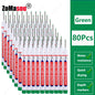 20mm Long-Head Deep Hole Marker Pens - Waterproof Fast-Dry Oil Markers for Wood, Metal & Glass (Red/Black/Blue/Green)