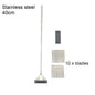 Aquarium Algae Scraper – Aluminum & Stainless Steel Fish Tank Cleaner with Replaceable Blades, 35–110 cm (13.8–43.3 in)