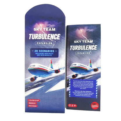 Sky Team Turbulence Expansion Board Game – 20 New Scenarios, Cooperative 2-Player, Extra Rules & Modules