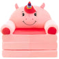 Kids Princess Sofa Removable Washable Foldable Children's Cartoon Armchair Toddler Couch